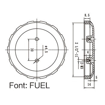 fuel tank cap  2056501CAP（2067201 COVER）