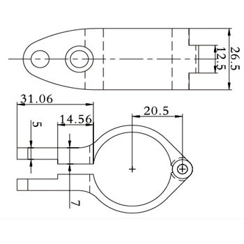 pipe connector F17-0266B
