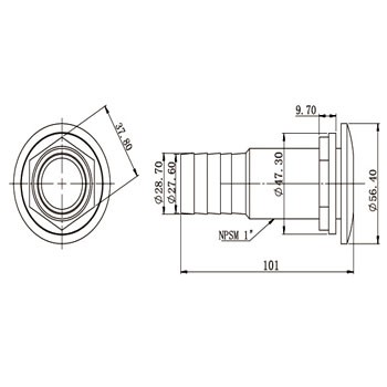 pipe connector 71004-OS